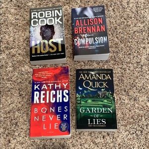 Bundle of 4 murder mystery books